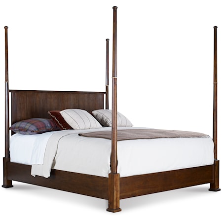 Monarch Transitional Poster King Bed
