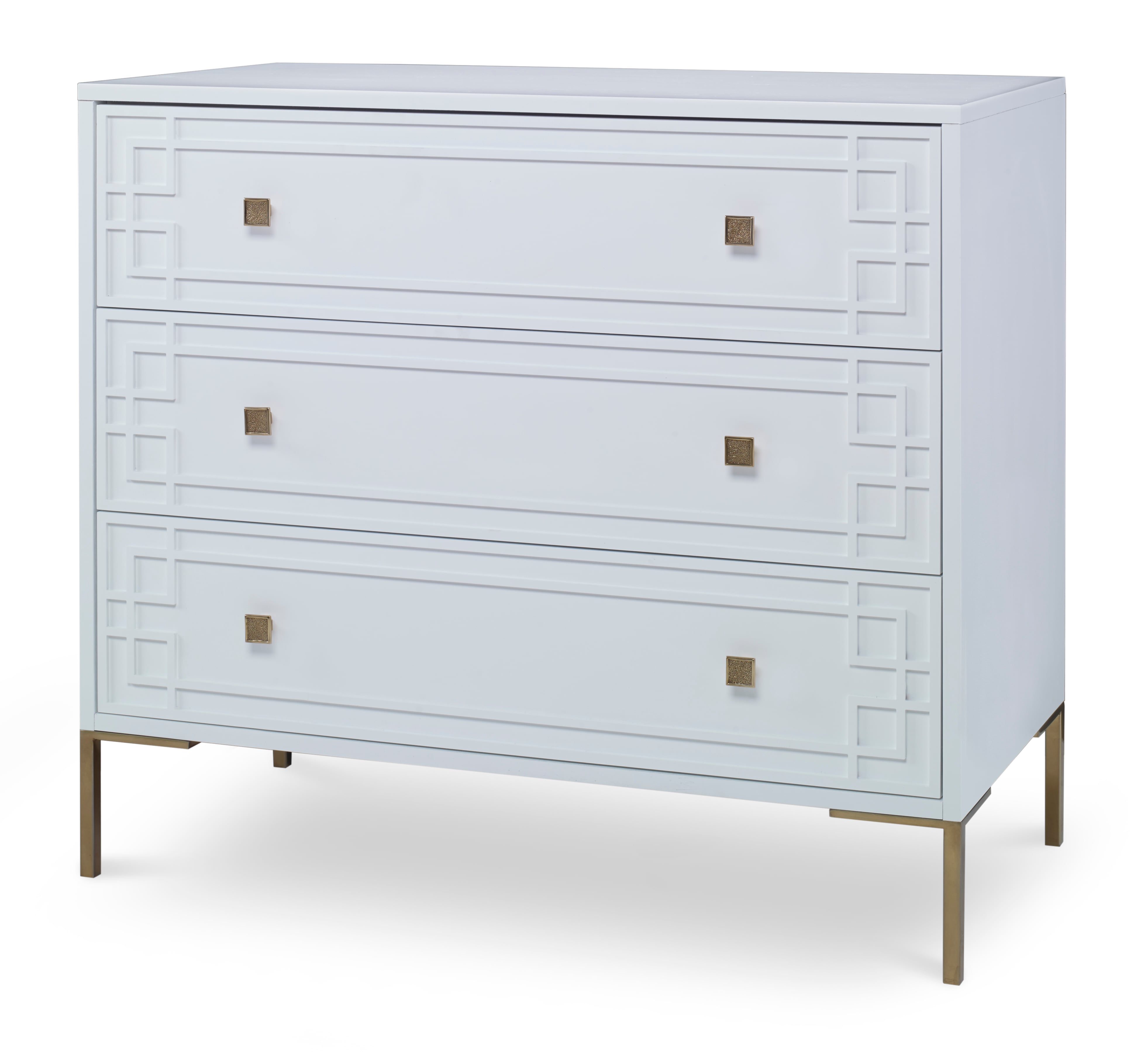 Details 3 Drawer Low Chest