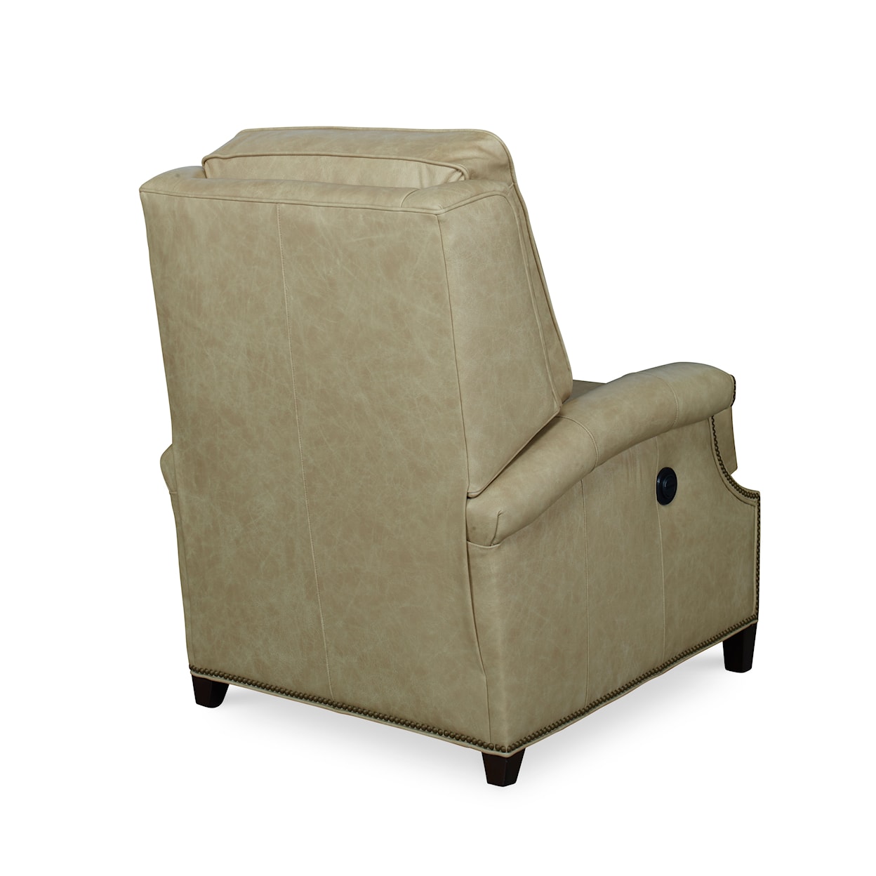 Century Leather Stone Electric Recliner