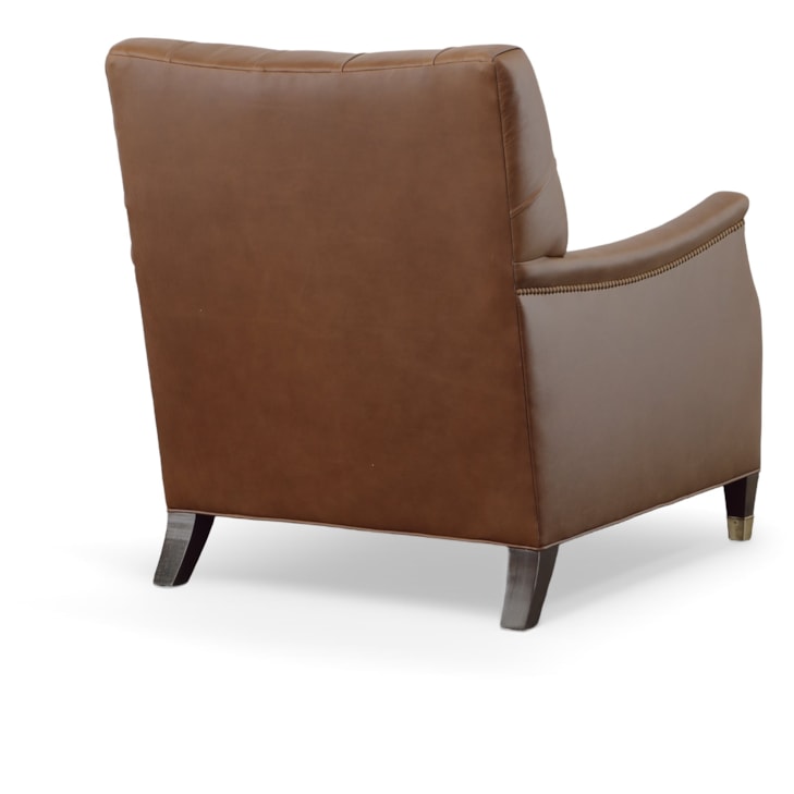 Century Leather Stone Accent Chair