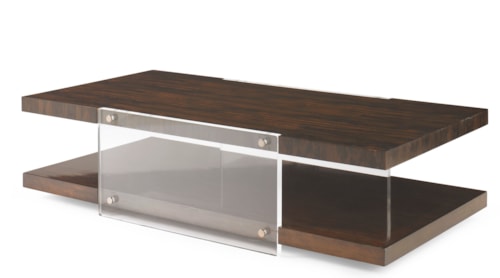 Chin Hua Cocktail Table With Open Shelf At Base