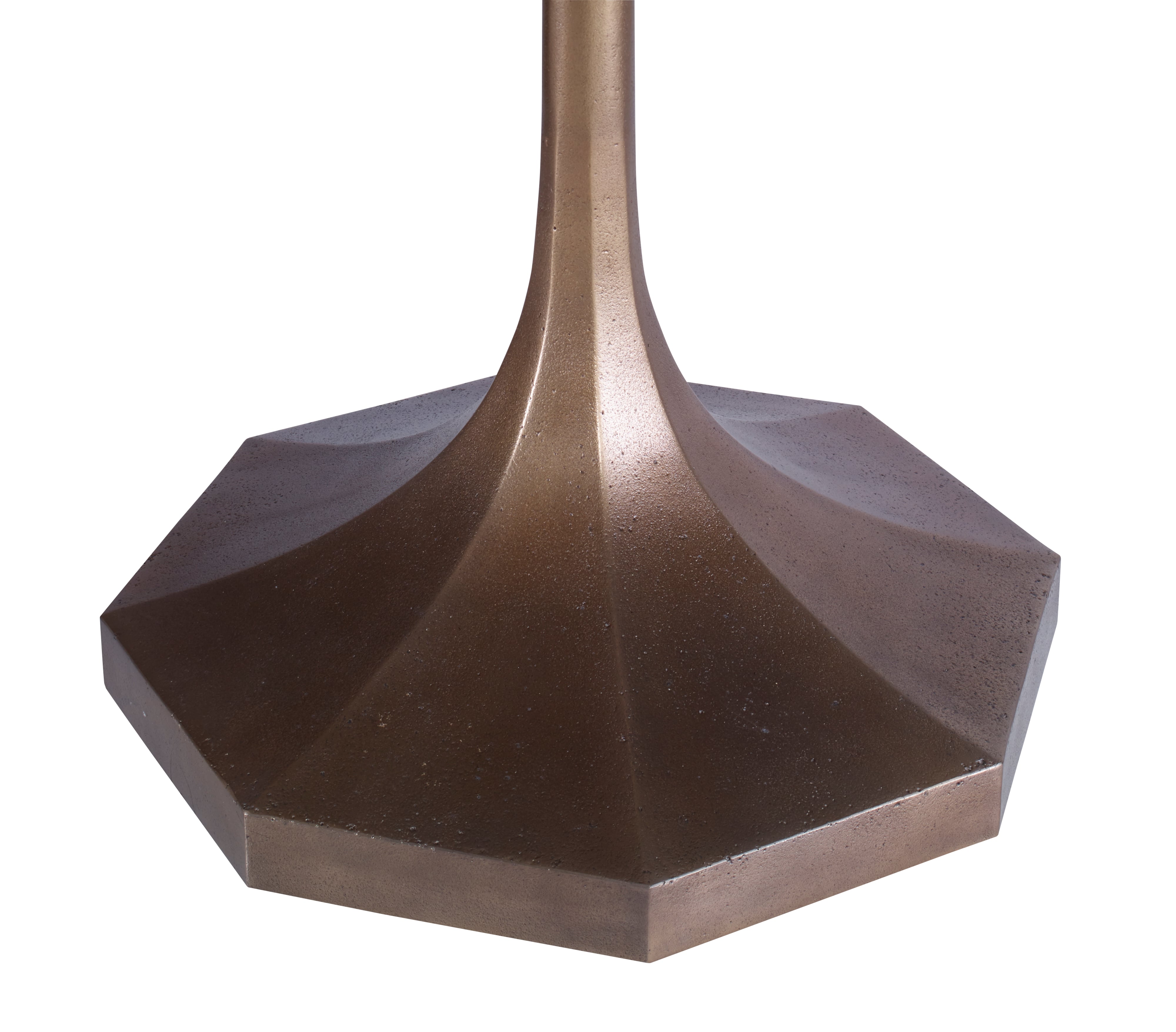 Molly Gold Pedestal 48 Dining Table