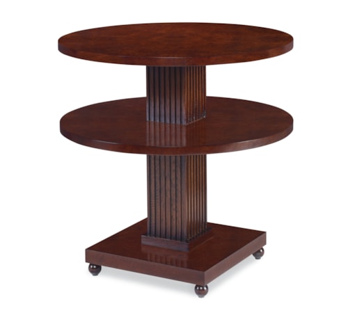 Lima Mid-Century Modern Chairside Table