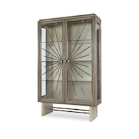 Equinox Contemporary 2-Door Display Cabinet