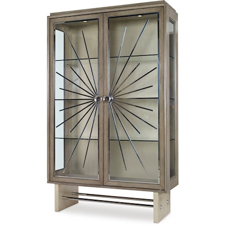Equinox Contemporary 2-Door Display Cabinet