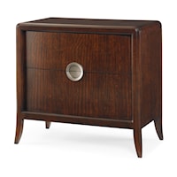 Transitional Carew Nightstand with Drawers