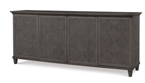 Catalina 4 Door Credenza-Mink
