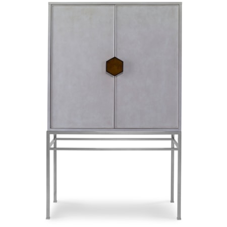 Details Bar Cabinet (Mirror Back Panel)