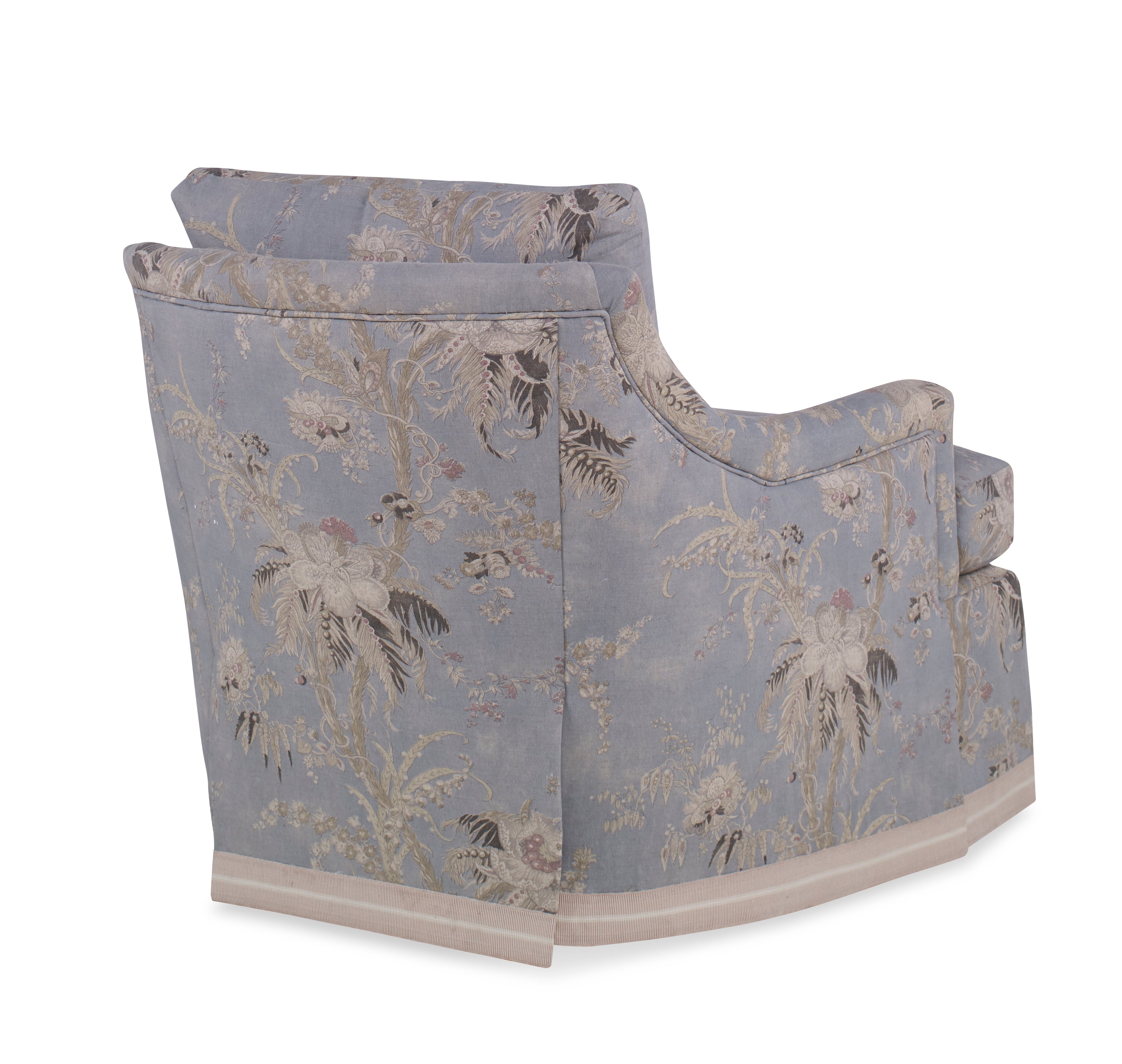 Century Carrier and Company Uph Swivel Chair