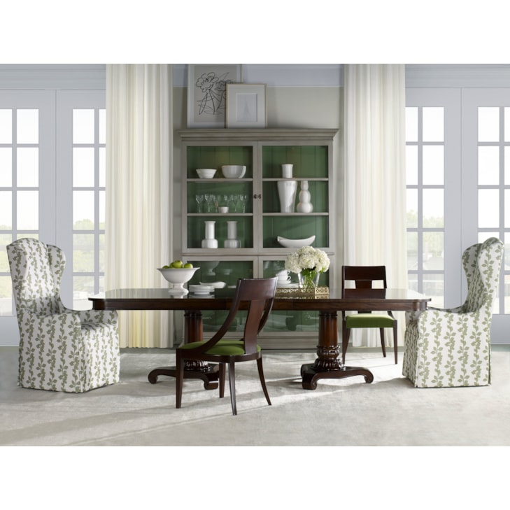 Century Wellington Court Double Pedestal Dining Table