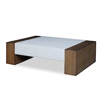 Hanley Contemporary Upholstered Cocktail Ottoman