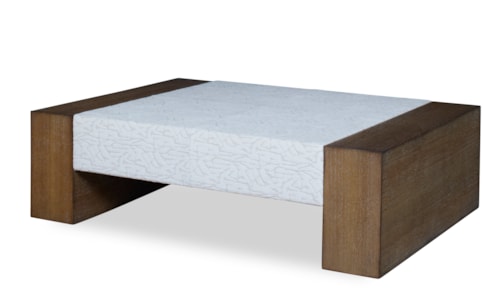 Hanley Contemporary Upholstered Cocktail Ottoman
