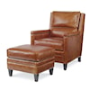 Century Century Trading Company Accent Chair and Ottoman