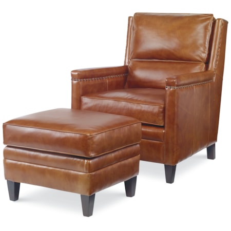 Accent Chair and Ottoman