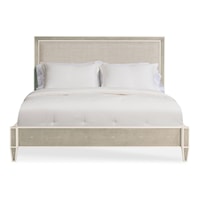 Monarch Transitional Upholstered Queen Bed