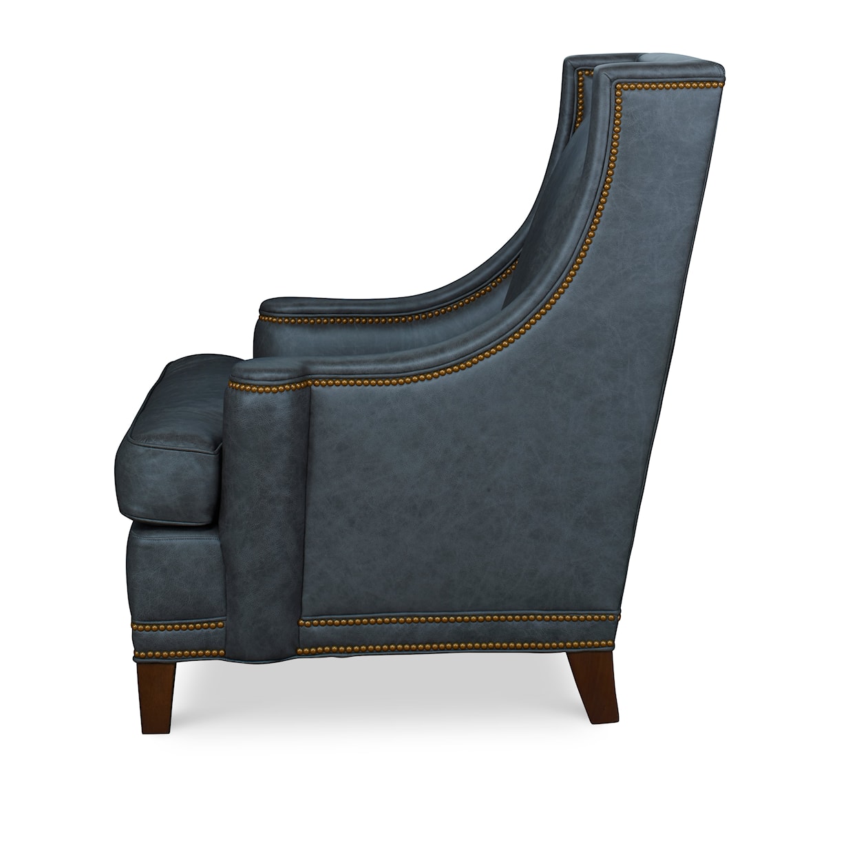 Century Leather Stone Accent Chair