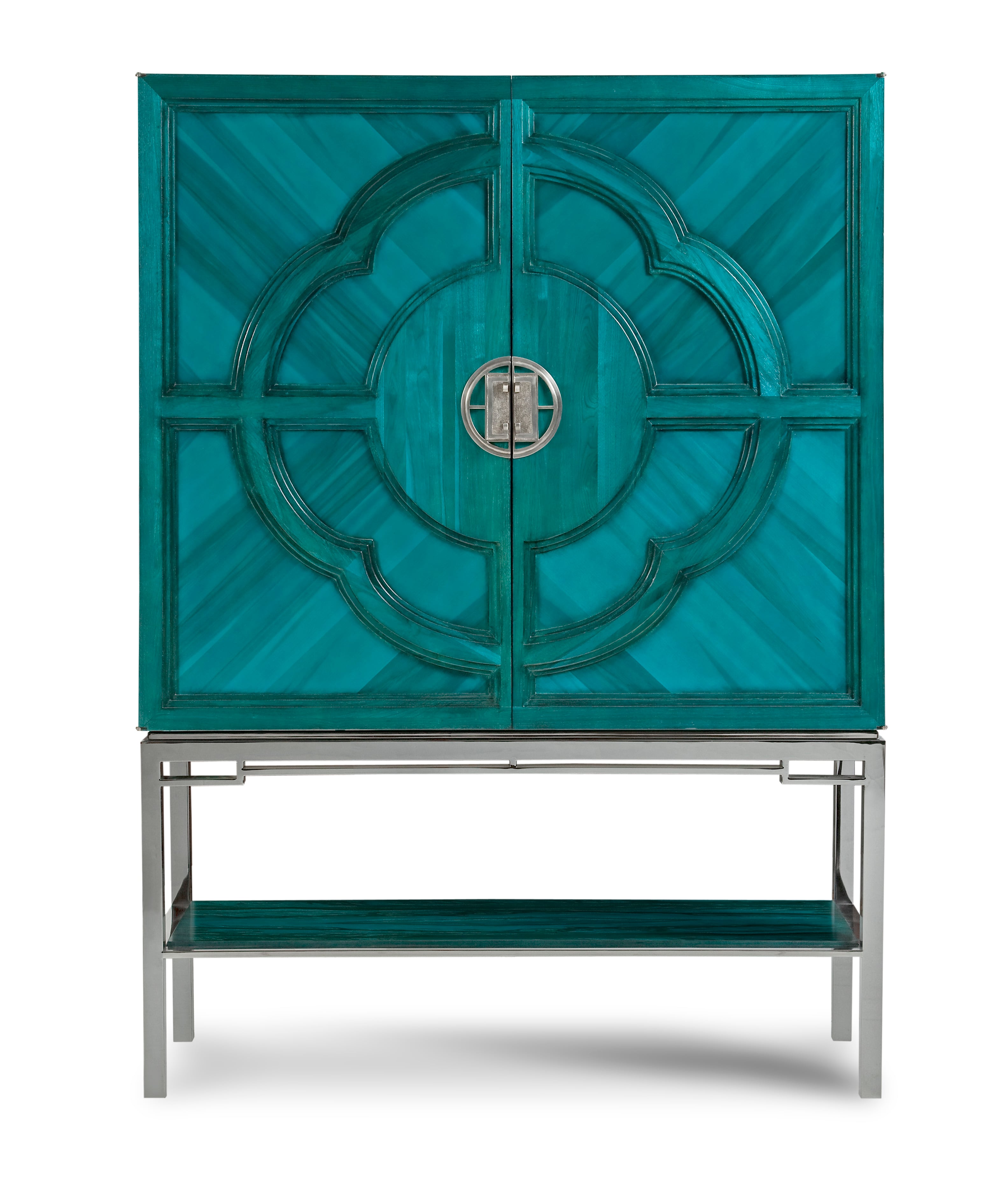 Century Chin Hua Lotus Bar Cabinet