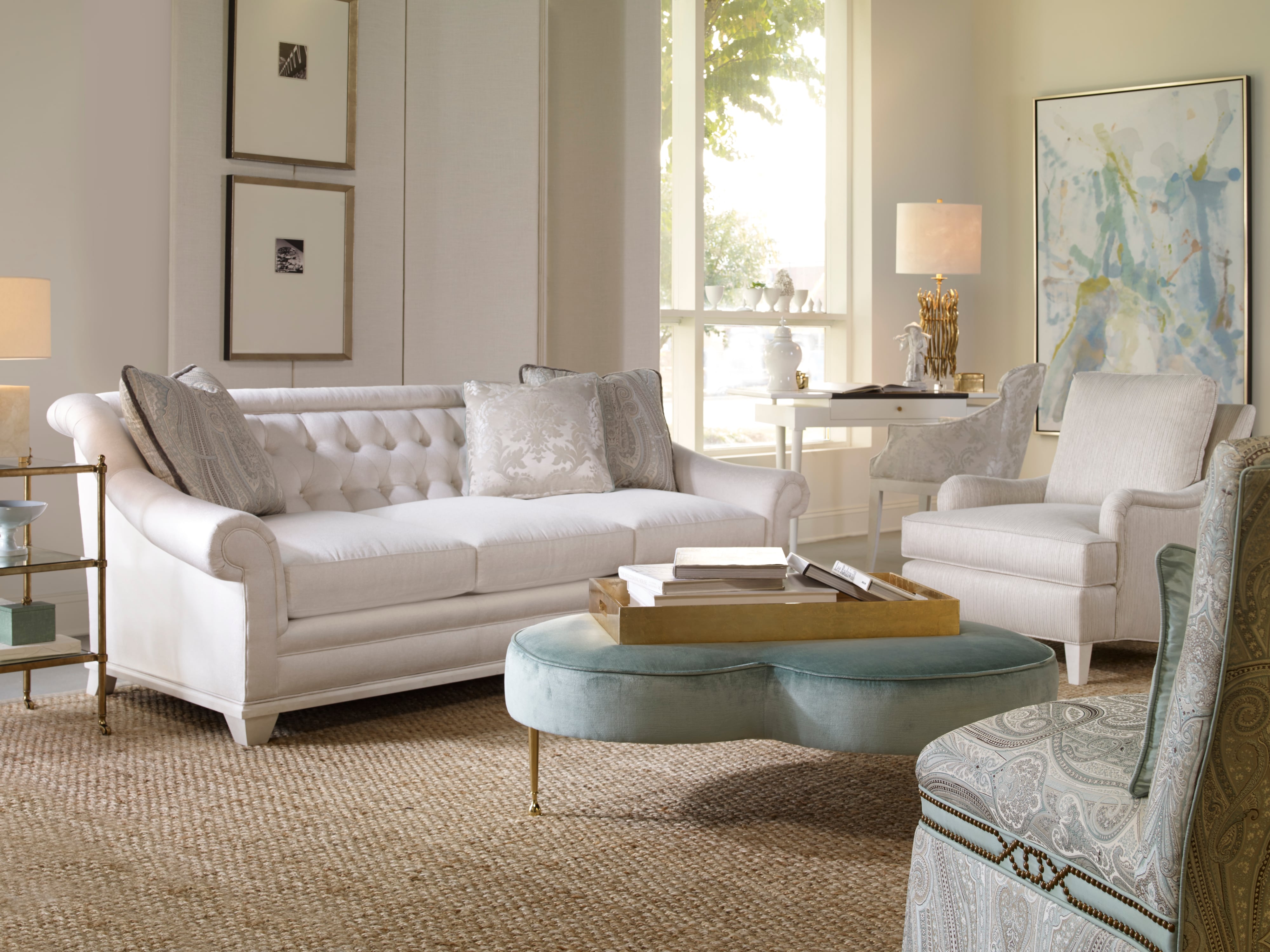 Century Windsor Smith Chair Windsor Smith Ottoman