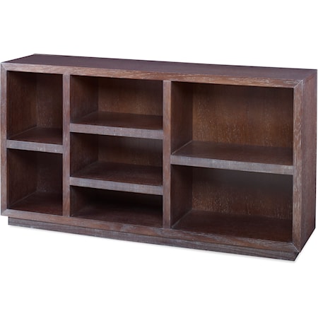 Right-Facing Studio Bookcase with Fixed Shelves
