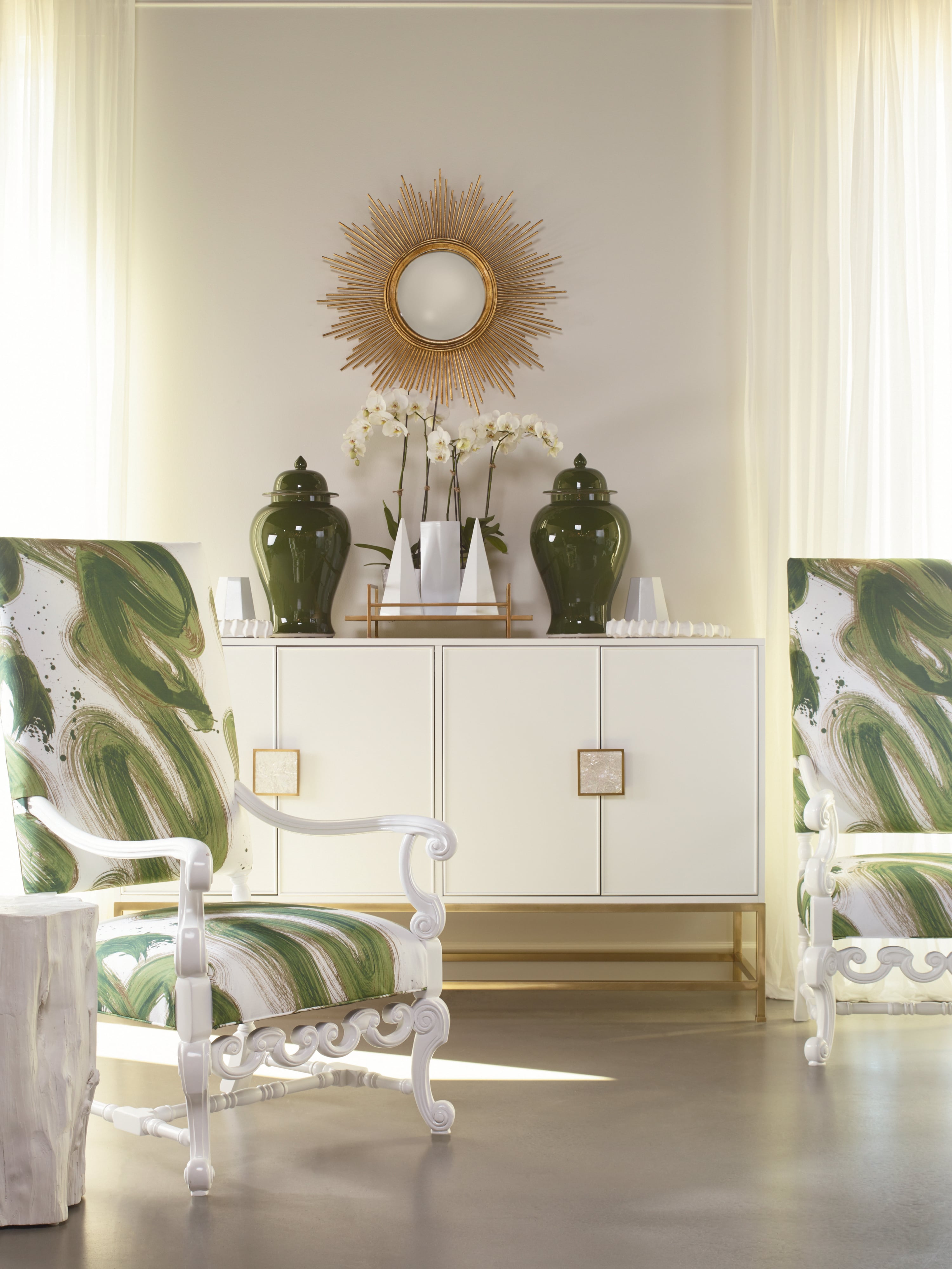 Century Details Case Details 4 Door Tall Credenza (+Drawers)