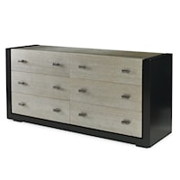 Mesa Contemporary 6-Drawer Dresser