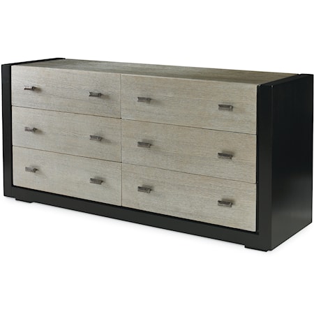Mesa Contemporary 6-Drawer Dresser