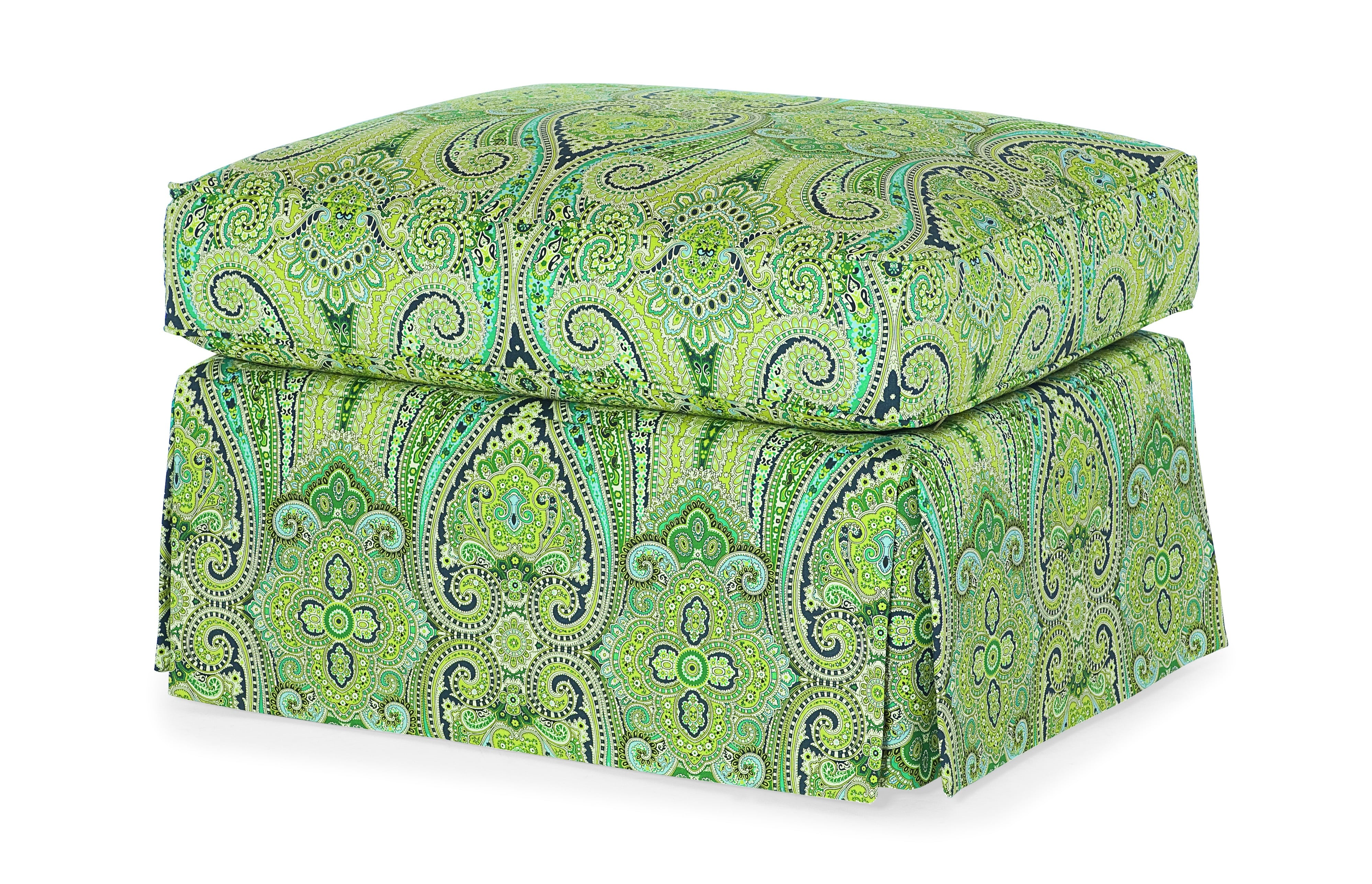 Century Cornerstone Customizable Ottoman