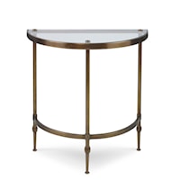 Thomas O'Brien Traditional Side Table with Glass Top