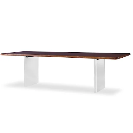 108" Guan.Slab Dining Acrylic Table