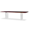 Century Details Live Edge 108" Guan.Slab Dining Acrylic Table