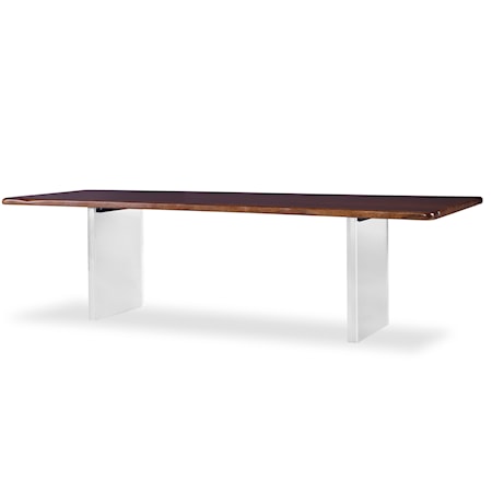 108" Guan.Slab Dining Acrylic Table