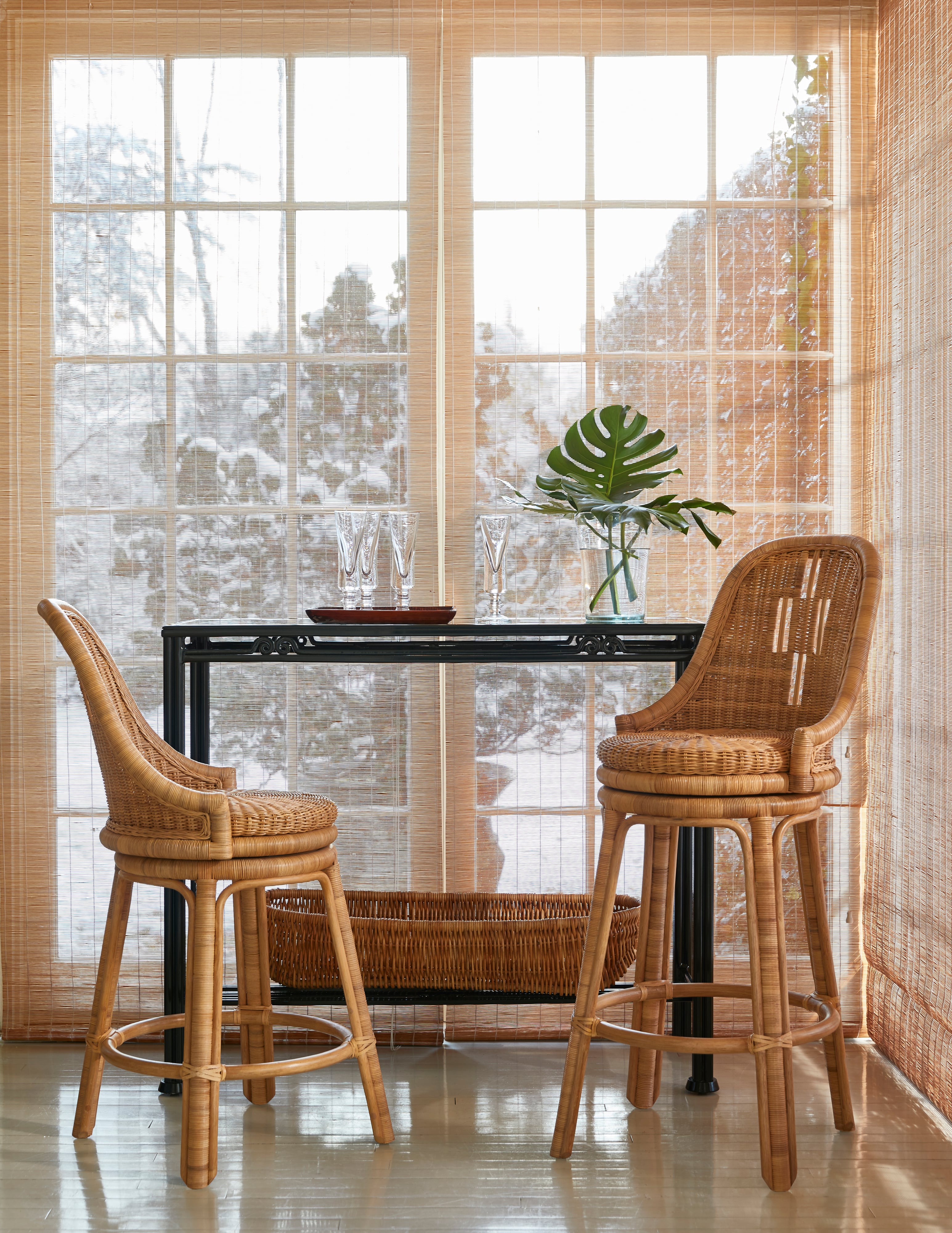 Century Thomas O'Brien - Upholstery Swivel Bar Stool