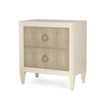 Monarch Transitional 2-Drawer Nightstand