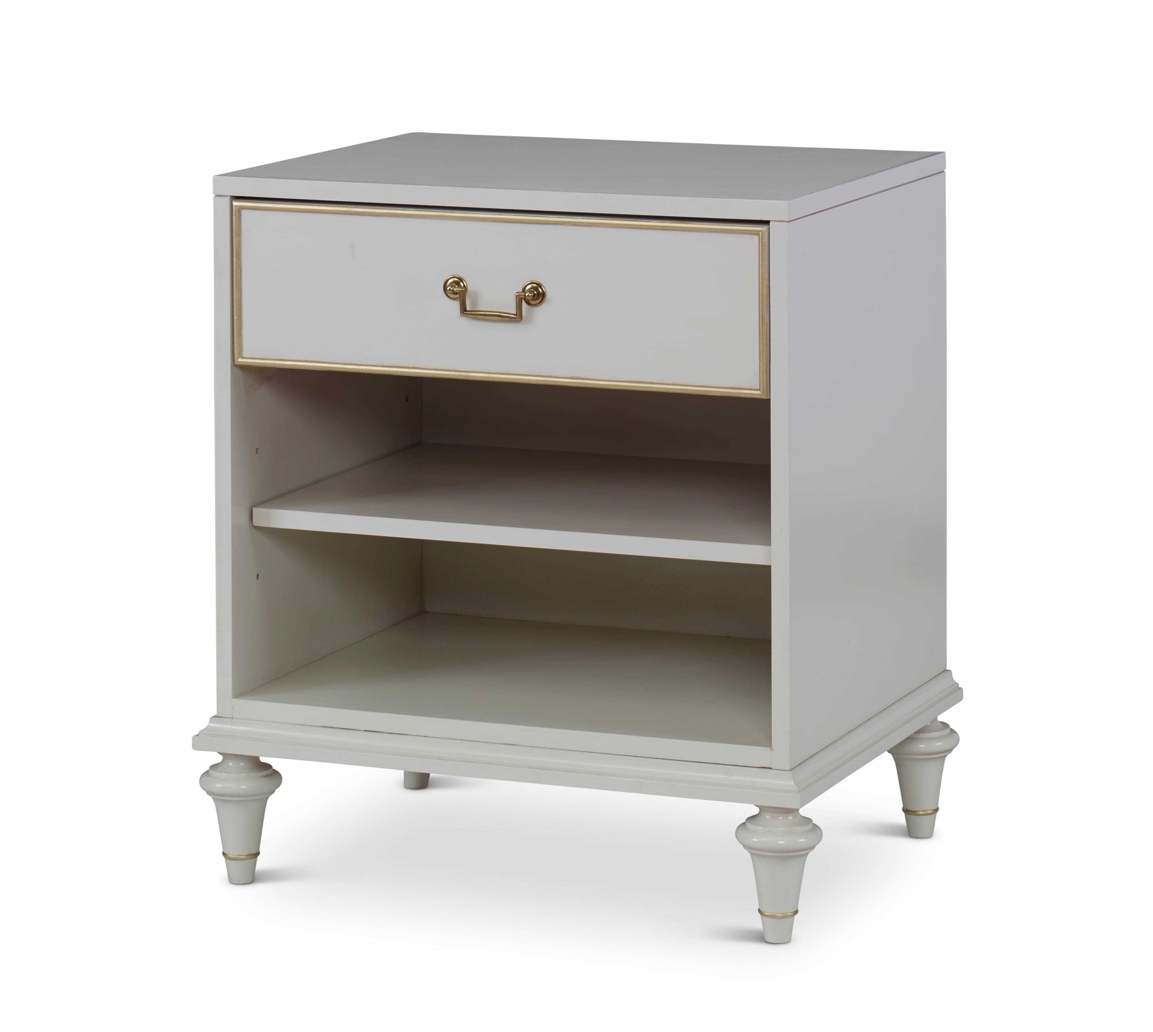 Details Single Drawer Small Nightstand