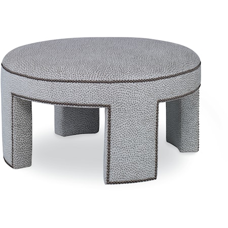 Durant Contemporary Small Round Ottoman