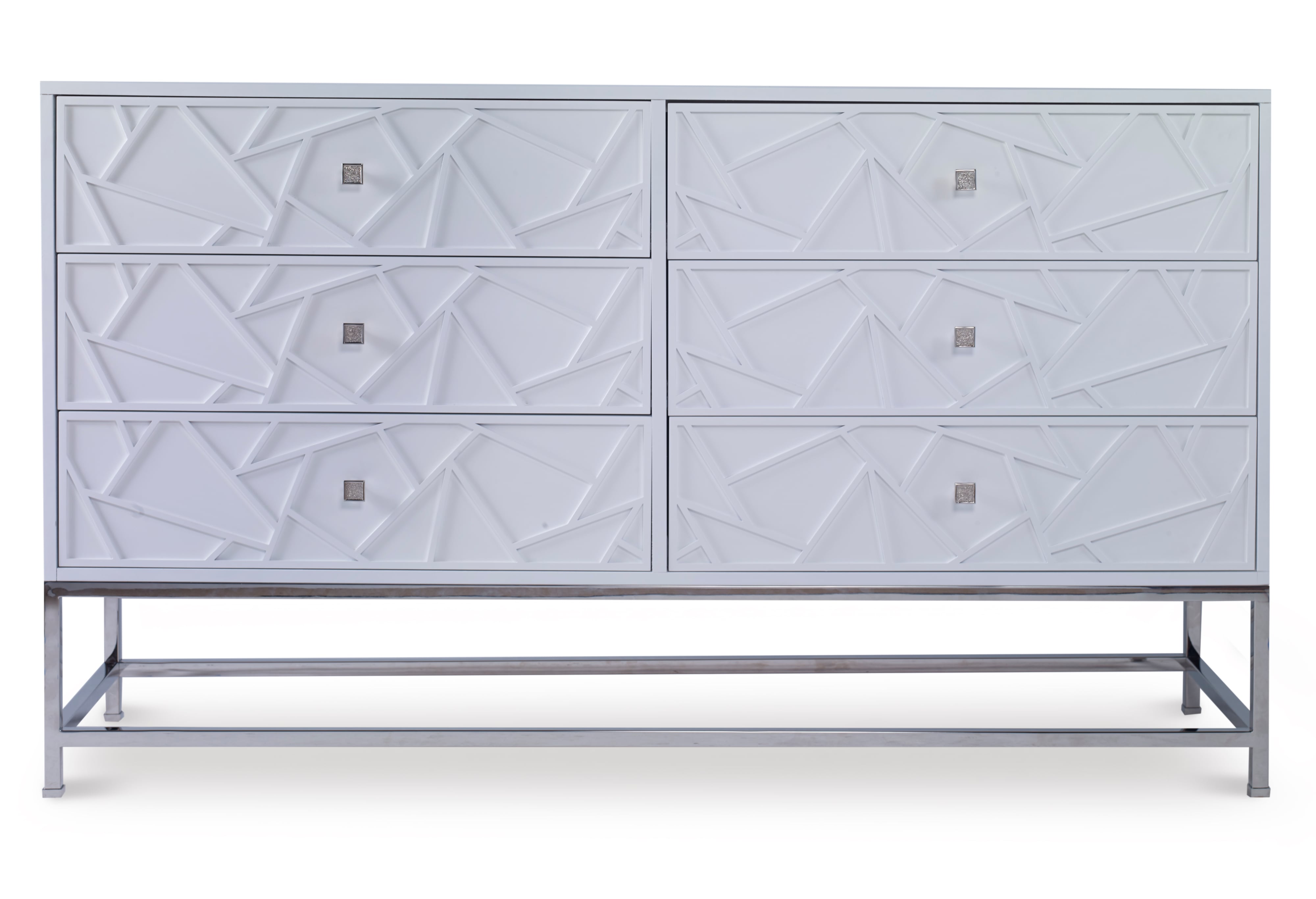 Details 6 Drawer Tall Dresser