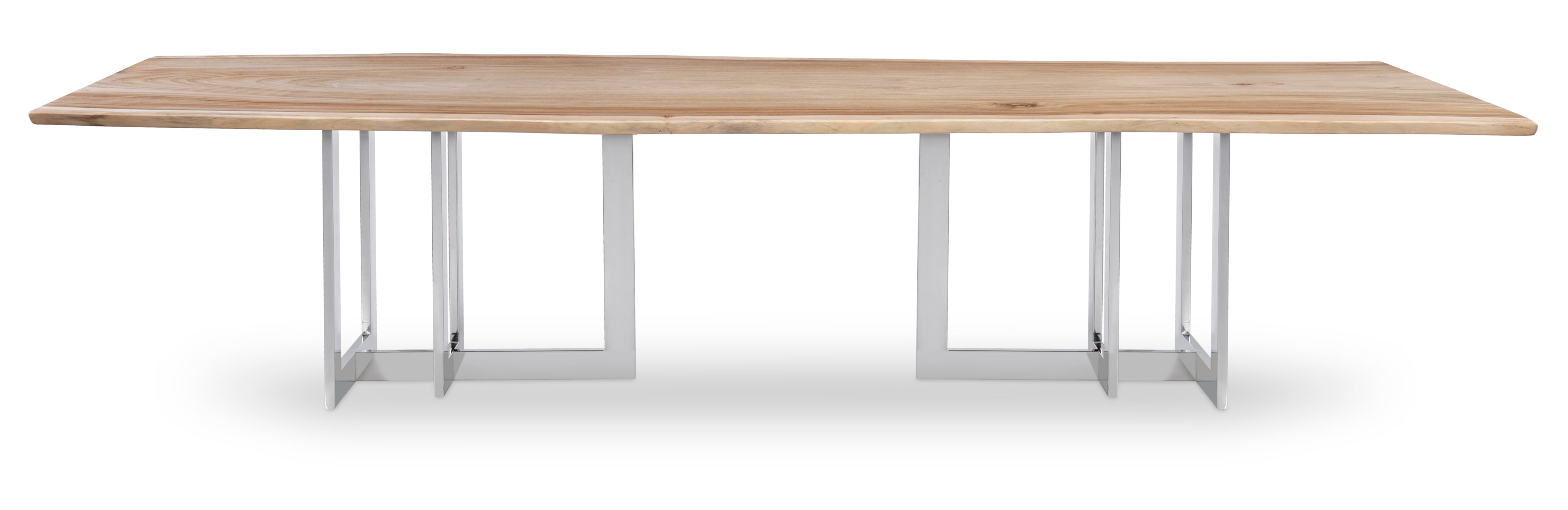 130 Guan.Slab Dining Tbl-Pol. Nickel