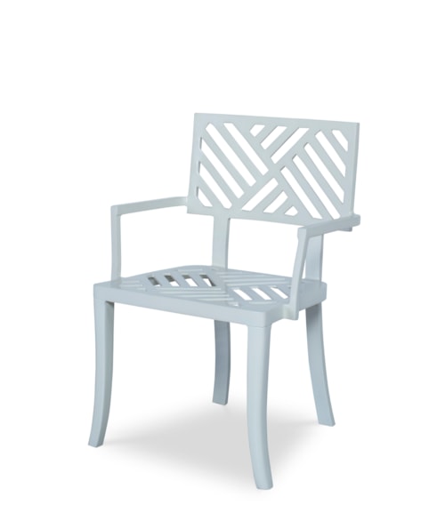 Contemporary Outdoor Dining Arm Chair