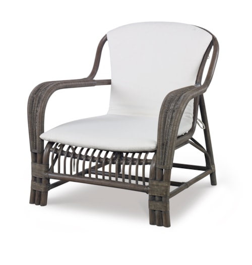 Simone Lounge Chair-Mink/Flax