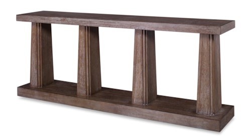 Beaumont Contemporary 4-Column Console Table