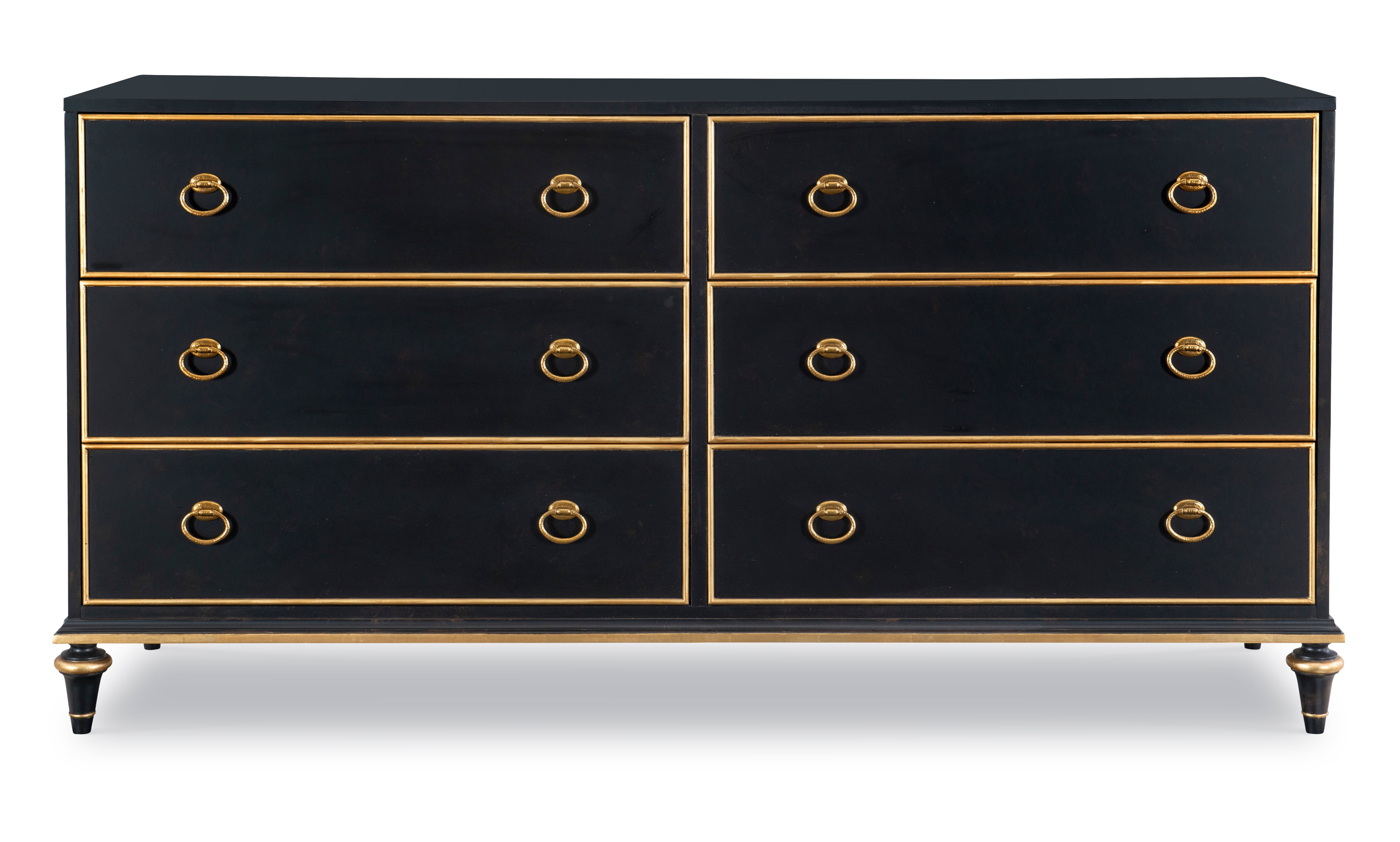 Century Details Case - Bedroom 6-Drawer Dresser