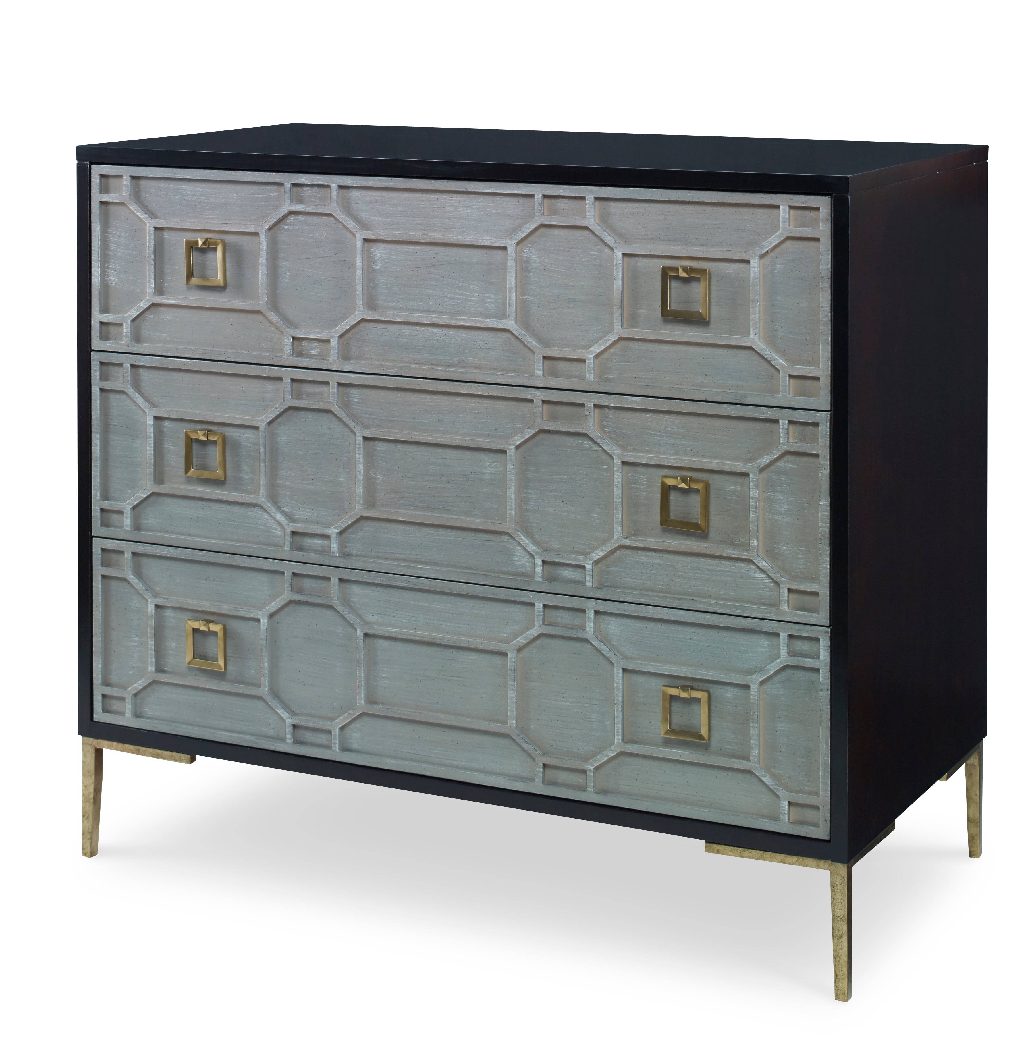 Details 3 Drawer Low Chest