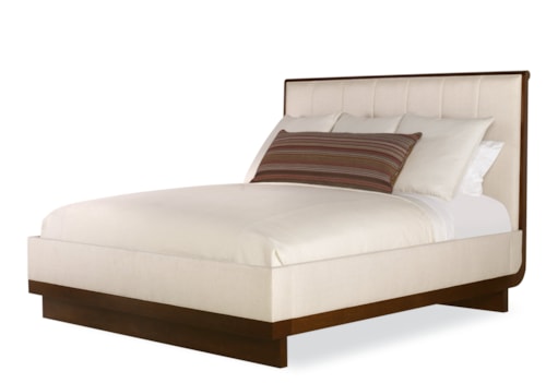 Vienna Contemporary Upholstered Platform Bed - California King