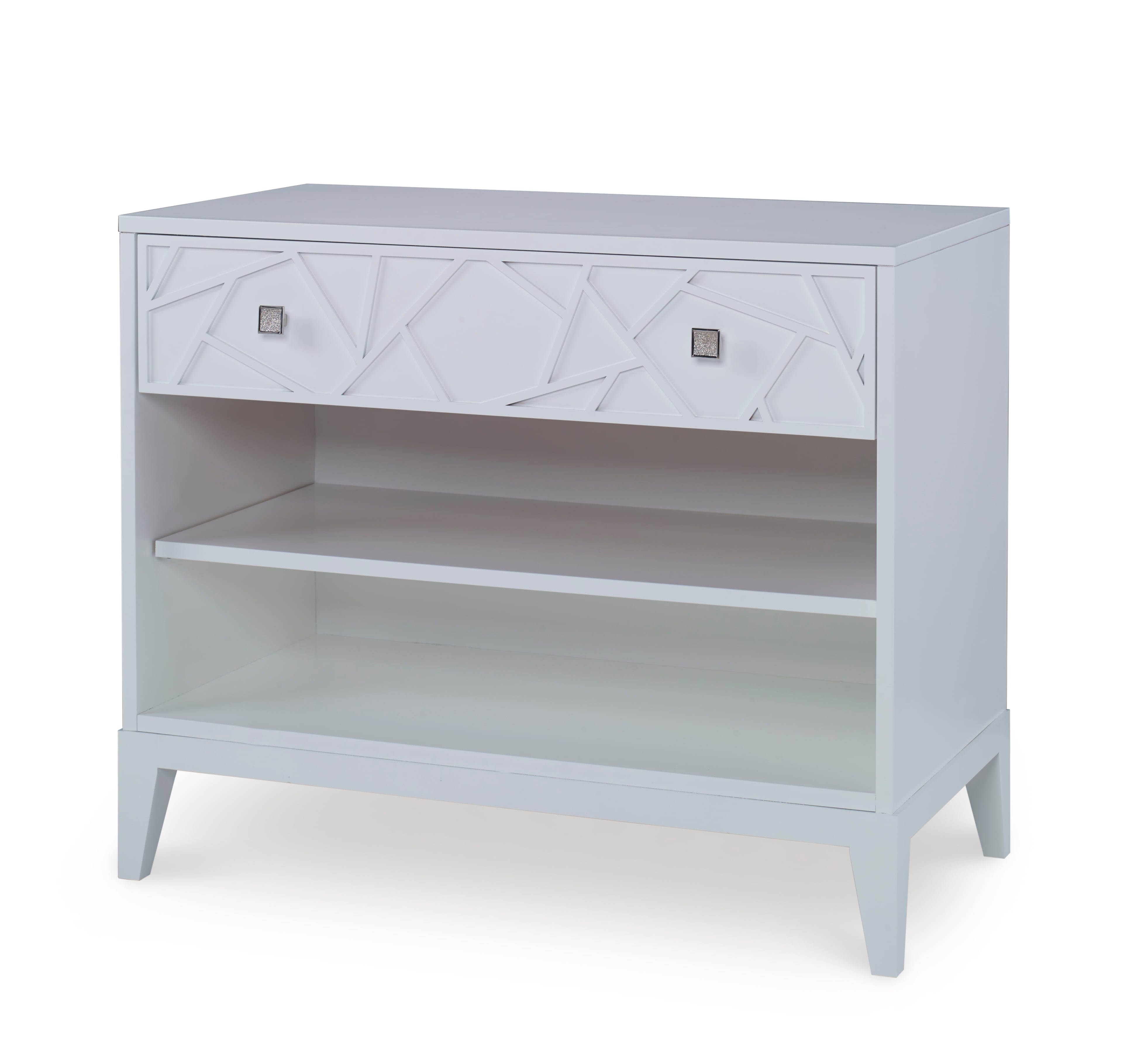 Century Details Case Details Single Drawer Large Nightstand