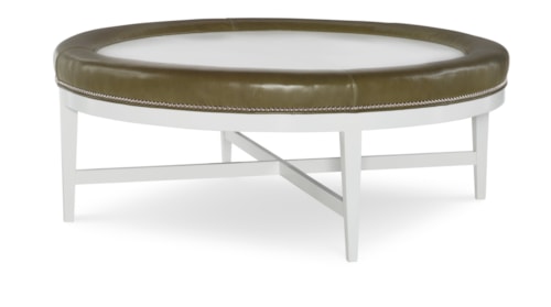 Redford Transitional 48" Round Cocktail Table