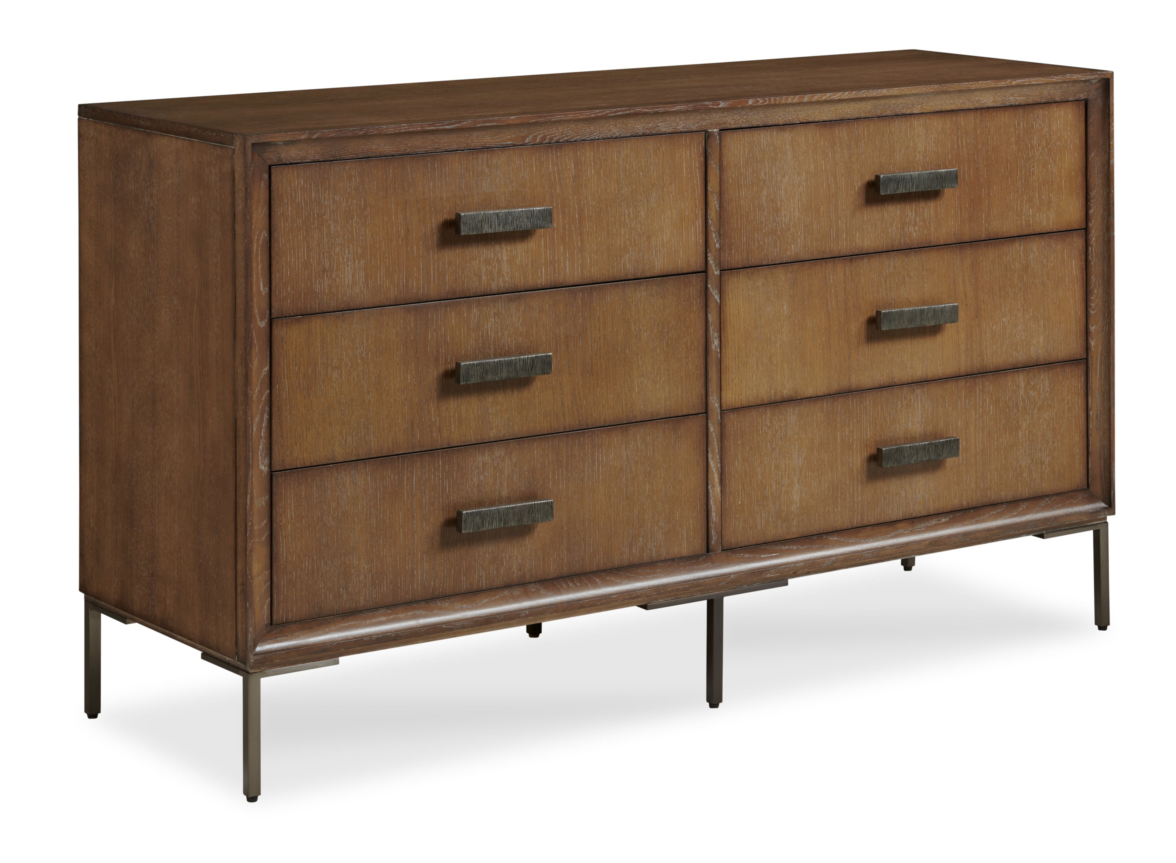 Details Six Drawer Low Dresser