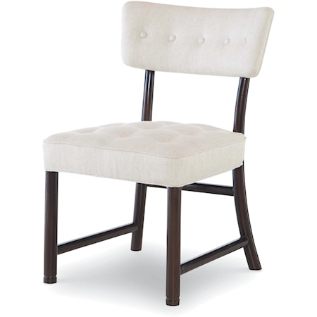 Transitional Dabney Side Chair with Open Back