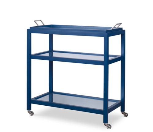 Mandalay Bar Cart - Navy