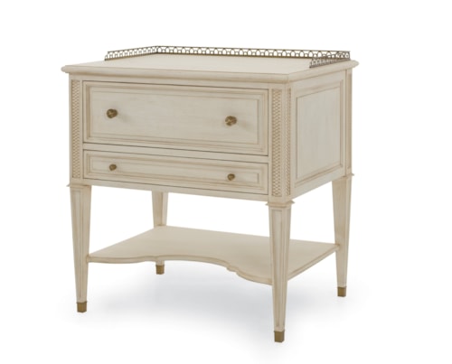 Charlotte Moss Traditional 2-Drawer Nightstand