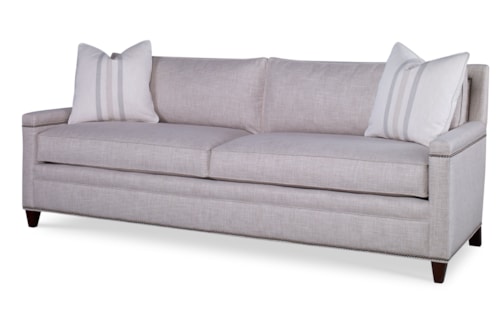 Contemporary Adeline Sofa with Track Arms